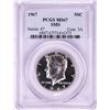 Image 1 : 1967 SMS Kennedy Half Dollar Coin PCGS MS67