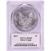 Image 2 : 2017 $1 American Silver Eagle Coin PCGS MS69 Trump Label