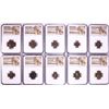 Image 1 : Lot of (10) Ancient Roman Empire Coins NGC Certified