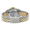 Image 5 : Rolex Men's Two Tone Black 2.75 ctw Princess Cut Diamond Datejust Wristwatch