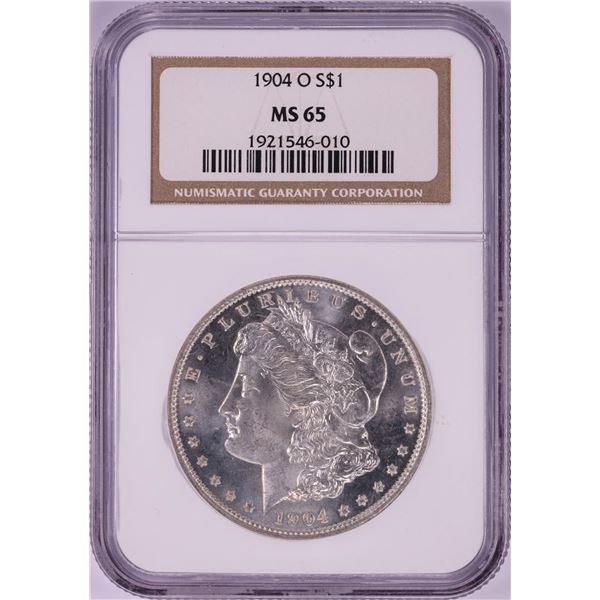 1904-O $1 Morgan Silver Dollar Coin NGC MS65