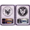 Image 2 : 2013-W West Point Proof Silver Eagle Two Coin Set NGC PF70/SP70 Enhanced First Release