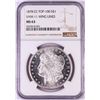 Image 1 : 1878-CC Top 100 VAM-11 Wing Lines $1 Morgan Silver Dollar Coin NGC MS63