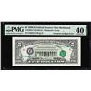 Image 1 : 1988A $5 Federal Reserve Note Overprint on Back Error PMG Extremely Fine 40EPQ