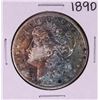 Image 1 : 1890 $1 Morgan Silver Dollar Coin Amazing Toning