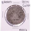 Image 1 : 1874 Ca MM Mexico 8 Reales Silver Coin
