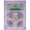 Image 1 : 1879 $1 Morgan Silver Dollar Coin PCGS MS64 Old Green Holder
