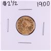 Image 1 : 1900 $2 1/2 Liberty Head Quarter Eagle Gold Coin