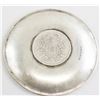 Image 2 : Chinese Engraved Zodiac Silver Plate with Coin
