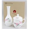 Image 8 : Chinese 3-Piece Set Underglazed Colored Porcelain