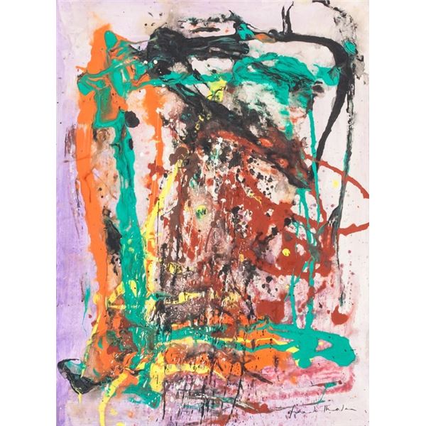 American Abstract OOC Signed Frankenthaler