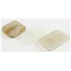 Image 2 : Lot of Three Chinese White Agate Pendants