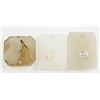 Image 3 : Lot of Three Chinese White Agate Pendants