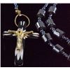Image 2 : Bead Necklace with Crucified Christ