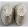 Image 4 : Lot of Two Chinese Silvered Ingots
