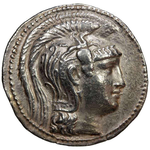 ATTICA: Athens, AR tetradrachm (16.78g), 137/6 BC. VF