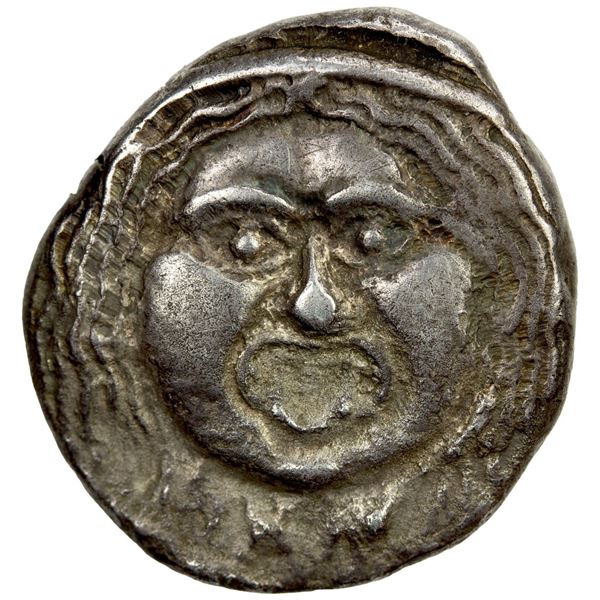ETRURIA: Populonia, AR didrachm (20 asses) (8.07g), 3rd century BC. EF