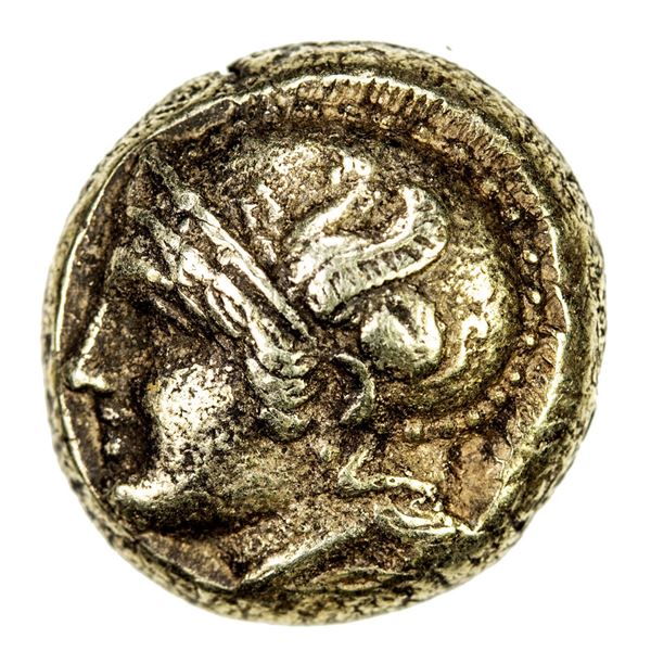 IONIA: Phokaia, EL hekte (1/6 stater) (2.57g), ca. 478-387 BC. VF