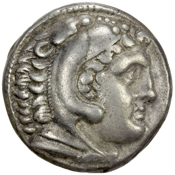MACEDONIAN KINGDOM: Alexander III 'the Great', 336-323 BC, AR tetradrachm (16.95g), Amphipolis, ca.