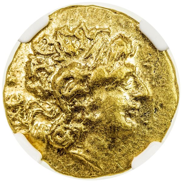 PONTIC KINGDOM: Mithradates VI Eupator, 120-63 BC, AV stater (8.23g), Tomis. NGC EF