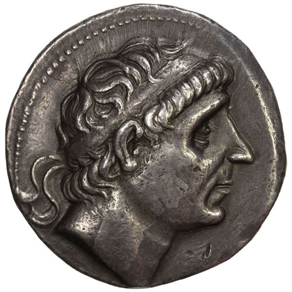 SELEUKID KINGDOM: Antiochos I Soter, 281-261 BC, AR tetradrachm (17.02g), Seleukeia on the Tigris. V