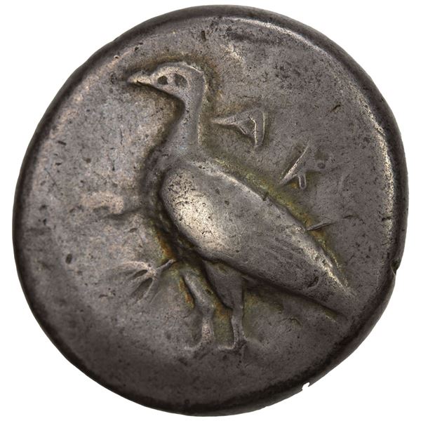 SICILY: Akragas, AR didrachm (8.52g), ca. 480-470 BC. F-VF