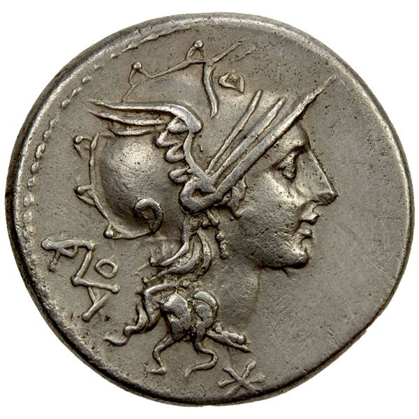ROMAN REPUBLIC: T. Didius, AR denarius (3.90g), Rome. EF
