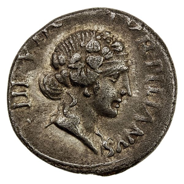 ROMAN EMPIRE: Augustus, 27 BC-14 AD, AR denarius (3.68g), Rome, 19-18 BC. VF