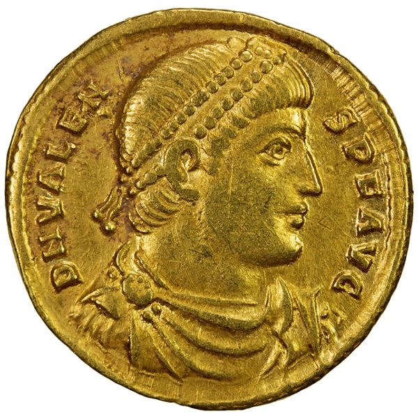 ROMAN EMPIRE: Valens, 364-378 AD, AV solidus (4.36g), Antioch. VF-EF