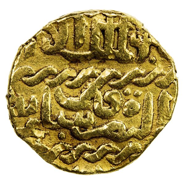 BURJI MAMLUK: Qa'itbay, 1468-1496, AV ashrafi (3.31g), NM, ND. VF