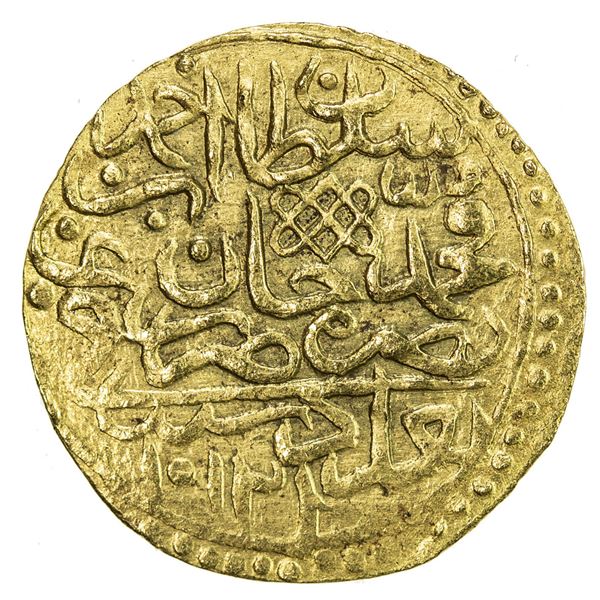 OTTOMAN EMPIRE: Ahmed I, 1603-1617, AV sultani (3.45g), Baghdad, AH1012