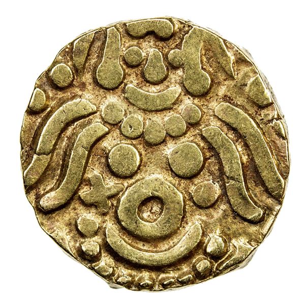 GHORID: Mu'izz al-Din Muhammad, 1171-1206, AV dinar (4.18g), NM, ND. EF