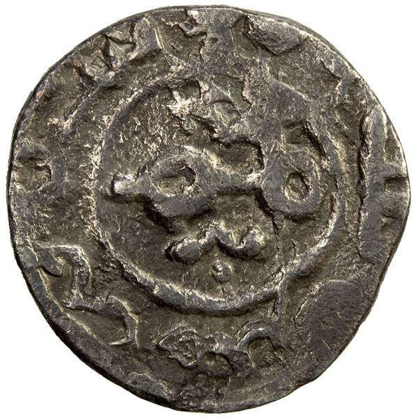 GREAT MONGOLS: Güyük, 1246-1249, AR ½ dirham (1.05g), NM, ND. VF