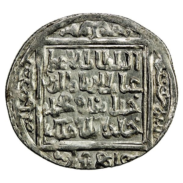 ILKHAN: Uljaytu, 1304-1316, AR dirham (2.19g), Shahr-i Islam Ûjân, AH706. EF