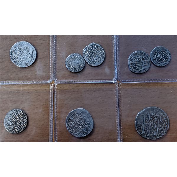 SAFAVID: LOT of 8 silver coins