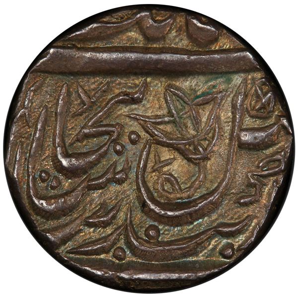 SIKH EMPIRE: AR rupee (11.19g), Multan, VS1891. PCGS MS62