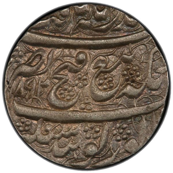 SIKH EMPIRE: AR rupee (8.49g), Peshawar, VS1892//1892. PCGS AU53