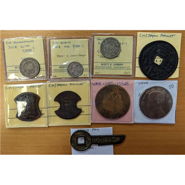 CHINA: LOT of 11 diverse coins