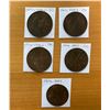 Image 2 : HUNAN: Republic, LOT of 5 copper coins