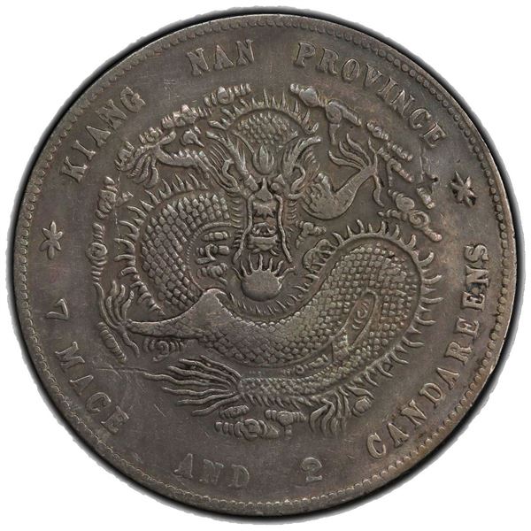 KIANGNAN: Kuang Hsu, 1875-1908, AR dollar, CD1900. PCGS EF
