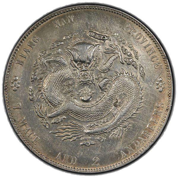 KIANGNAN: Kuang Hsu, 1875-1908, AR dollar, CD1904. PCGS EF