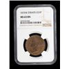 Image 3 : STRAITS SETTLEMENTS: Victoria, 1867-1901, AE cent, 1875-W. NGC MS64