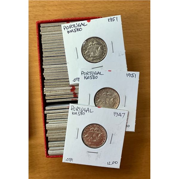 PORTUGAL: LOT of 51 coins
