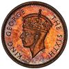 Image 1 : MAURITIUS: George VI, 1937-1952, 1 cent, 1949. PCGS PF64