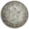 Image 1 : VENEZUELA: Republic, AR 5 reales, 1858-A. VF
