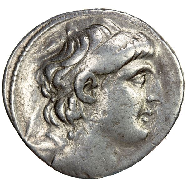 SELEUKID KINGDOM: Antiochos VII Euergetes (Sidetes), 138-129 BC, AR Tetradrachm (13.89g), Tyre, SE 1
