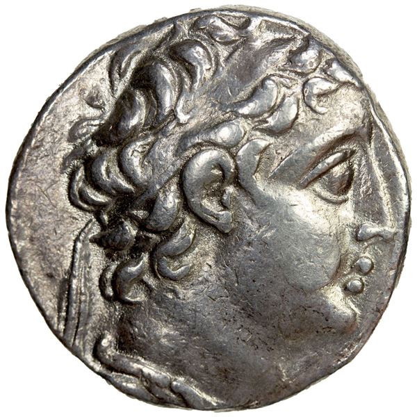 SELEUKID KINGDOM: Demetrios II Nikator, second reign, 129-125 BC, AR Tetradrachm (14.04g), Tyre, SE 