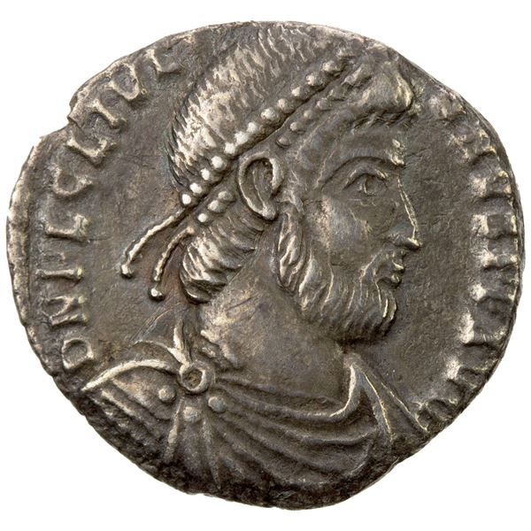 ROMAN EMPIRE: Julian II, 360-363 AD, AR siliqua (1.98g), Arelate (Arles). VF