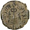 Image 2 : ARAB-BYZANTINE: Standing Caliph, ca. 692-697, AE fals (2.62g), Halab. VF