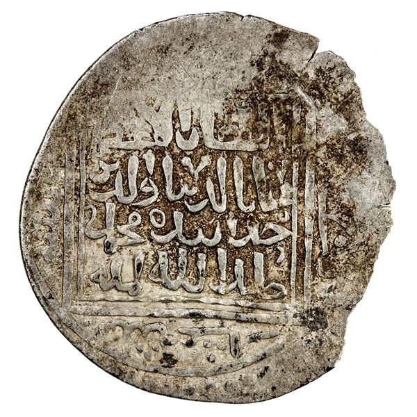 HAMIDID: Anonymous, ca. 1310s-1320s, AR dirham (1.37g), Qaraghach, AH713. VF